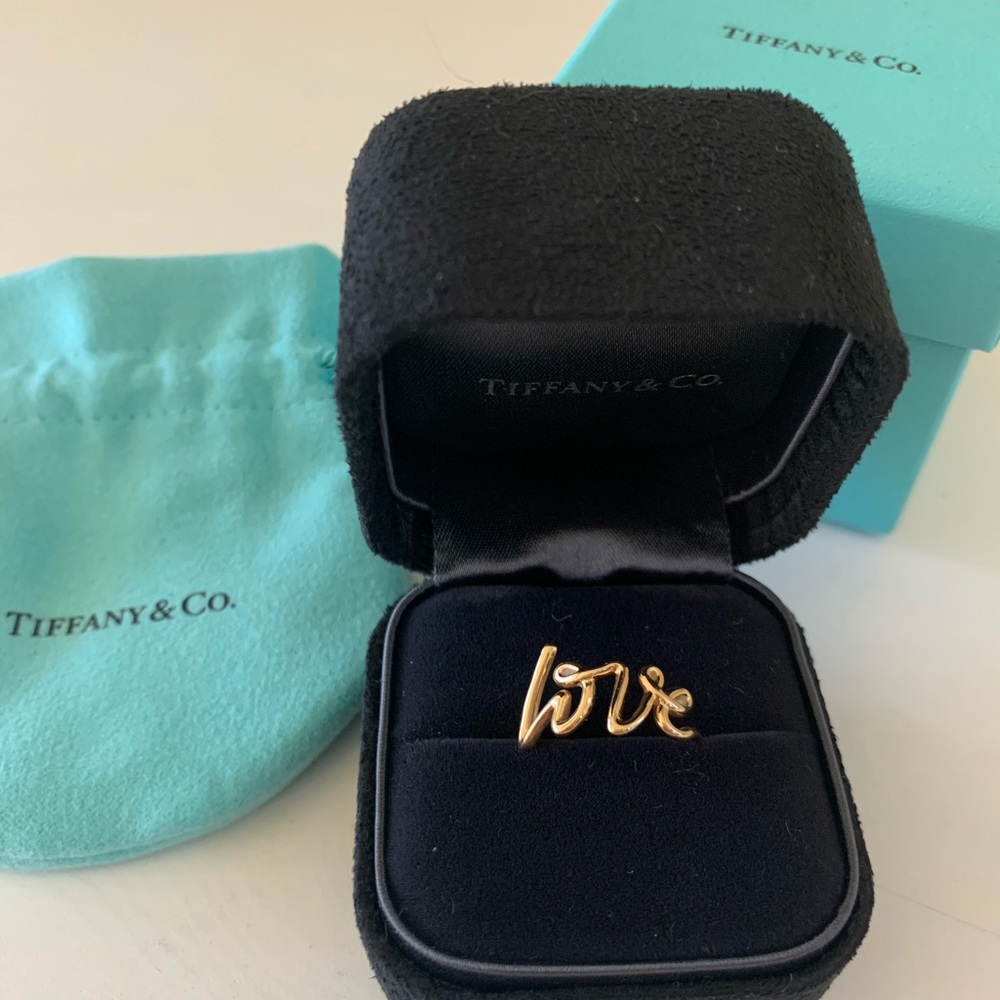 SOLD Tiffany & Co Paloma Graffiti Love ring